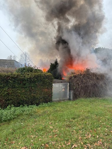 Brand bei Birkenheide 5 Dezember 2024