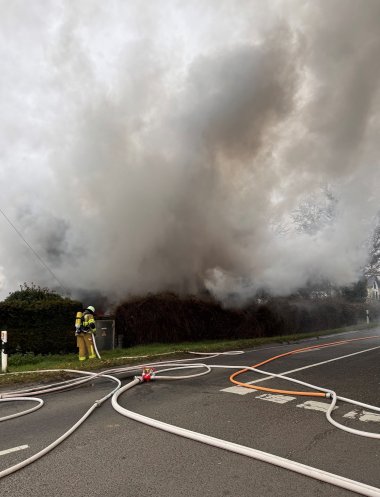 Brand bei Birkenheide 5 Dezember 2024